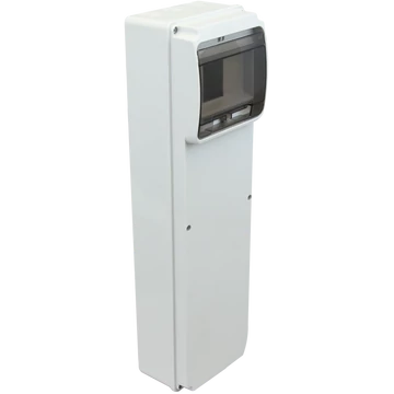 TRACON Üres ipari csatlakozódoboz szerelősínnel, ABS, 6 mod, HxWxD = 460x130x105mm, IP55 (TDB461377)