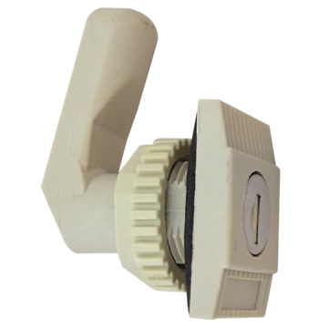 TRACON Biztonsági zár TFE.. és TFE..M fali fém elosztószekrényhez, D=22.5mm (20mm), RAL7032 (TFE-ZM2)