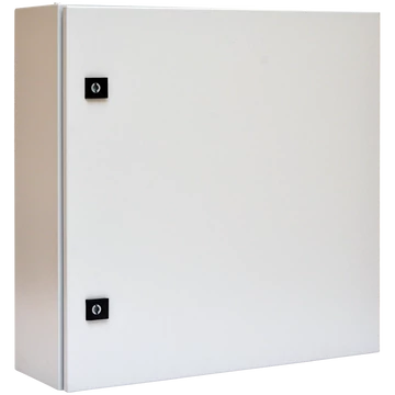 TRACON Fémajtós fém elosztószekrény, WxLxH=600x600x200 / 72M (3x24), IP54 (TGEF606020)