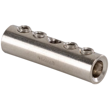 TRACON Szigeteletlen toldóhüvely csavarral, ónozott, 16mm2, (d1=6,5mm, L=40mm) (THCS16)