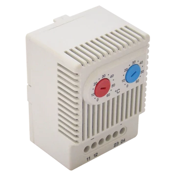 TRACON Termosztát (Hőmérséklet szabályozók) univerzális, 1xNO+1xNC, 10A, 250V AC (THMS-11)