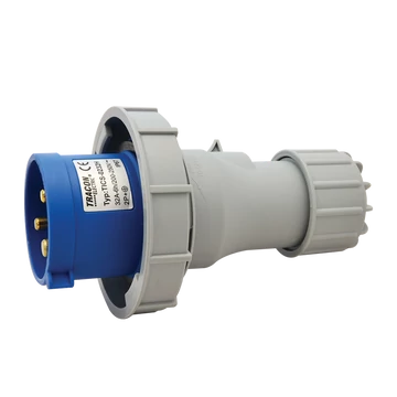 TRACON Ipari csatlakozó dugó, fokozott védelemmel, 32A, 250V, 2P+E, 6h, IP67 (TICS-0232H)