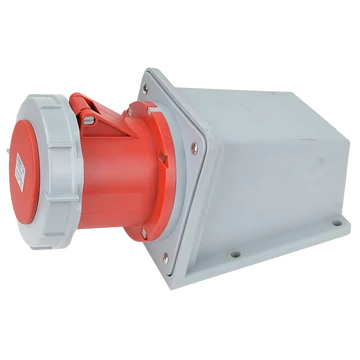 TRACON Felületre szerelhető ipari csatlakozóaljzat, 125A, 400V, 3P+N+E, 6h, IP67 (TICS-145)