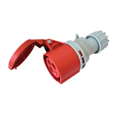 TRACON Ipari csatlakozóaljzat, fokozott védelemmel, 32A, 400V, 3P+E, 6h, IP67 (TICS-2242H)