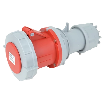 TRACON Ipari csatlakozóaljzat, fokozott védelemmel, 63A, 400V, 3P+E, 6h, IP67 (TICS-234)