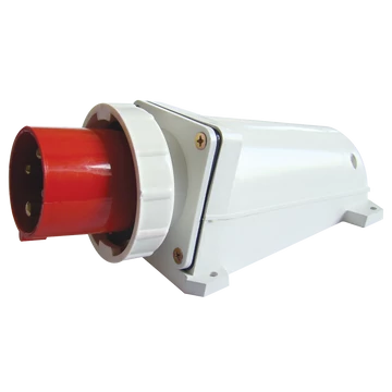 TRACON Felületre szerelhető ipari csatlakozó dugó, 63A, 400V, 3P+E, 6h, IP67 (TICS-534)