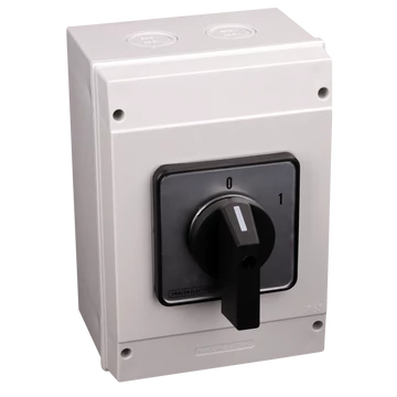 TRACON Tokozott közvetlen motorkapcsoló, BE-KI, 400V, 50Hz, 125A, 30kW, 88x88mm, IP65 (TKM-12/QT65)