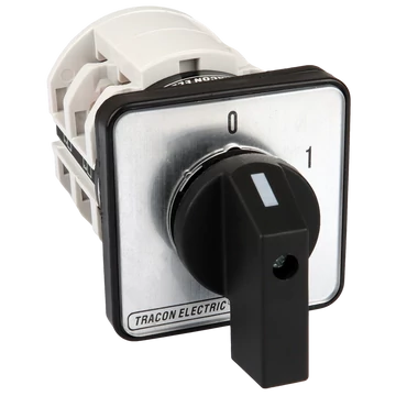 TRACON Közvetlen motorkapcsoló, BE-KI, 400V, 50Hz, 25A, 7,5kW, 48x48mm (TKM-25/Q)