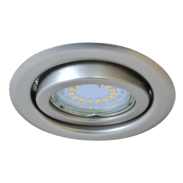 TRACON Beépíthető lámpatest spot fényforrásokhoz, matt króm, max.50W, MR16, D=97mm, 30° (TLC-6MC)