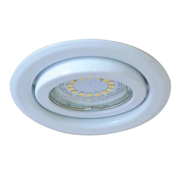 TRACON Beépíthető lámpatest spot fényforrásokhoz, fehér, max.50W, MR16, D=97mm, 30° (TLC-6W)