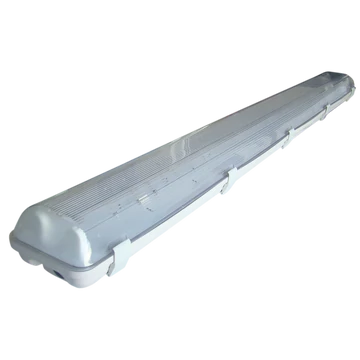 TRACON Védett lámpatest LED csövekhez, egyoldalas betáp, 230 V, 50 Hz, G13, 1500 mm, IP65, ABS/PC (TLFVLED215)