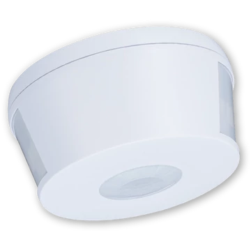 TRACON Mozgásérzékelő, infra, mennyezeti, fehér, 230V, 50Hz, 360°, 2-15m, 10s-15min, 3-2000lux, IP20 (TMB-007)