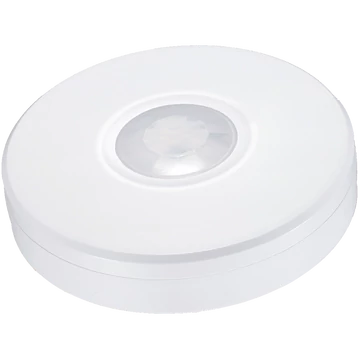 TRACON Védett mozgásérzékelő, mennyezetre, lapos, fehér, 230V, 50Hz, 2000W, 360°, 1-8m, 10s-15min, 3-2000lux, IP65 (TMB-011LIP)