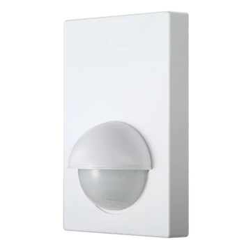 TRACON Mozgásérzékelő, fali, lapos, fehér, 230V, 50Hz, 180°, 1-12m, 10s-15min, 3-2000lux, IP44 (TMB-016)