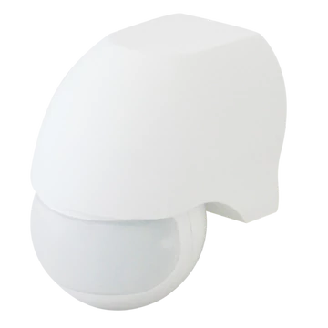 TRACON Mozgásérzékelő, infra falra, fehér, 230V, 50Hz, 180°, max. 12m, 10s-15min, 3-2000lux, IP44 (TMB-112)