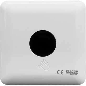 TRACON Mozgásérzékelő, infra, szerelvénydobozba, rövidtávú érzékelés, 230V, 50Hz, 180°, 5-6cm, 500W, IP20 (TMB-126)