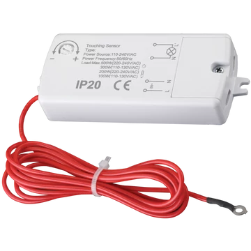 TRACON Kapacitív érintőkapcsoló, 230V, 50Hz, 500/200W, IP20 (TMBC125)