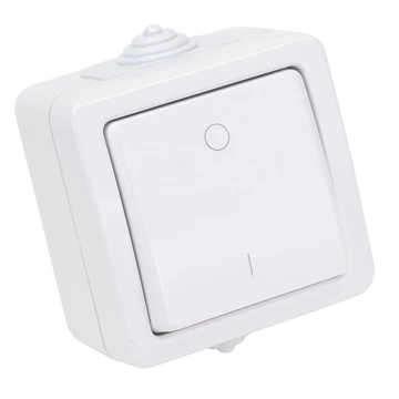 TRACON Falon kívüli kétpólusú kapcsoló, 10AX/250VAC, IP54, (102) (TR-PH04)