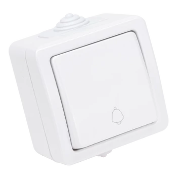 TRACON Falon kívüli csengőnyomó, 10AX/250VAC, IP54, (N101) (TR-PH07)