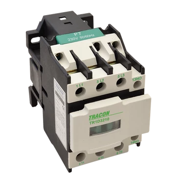 TRACON Kontaktor, 400V, 50Hz, 18A, 7,5kW, 110V AC, 3xNO+1xNC (TR1D1801F7)