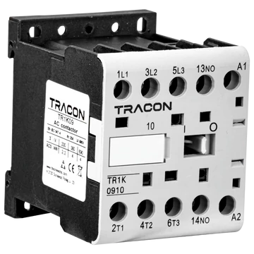 TRACON Segédkontaktor, 660V, 50Hz, 12A, 5,5kW, 48V AC, 3xNO+1xNC (TR1K1201E7)