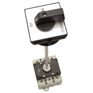 TRACON Szakaszoló kapcsoló ajtókupplunggal, 400V, 50Hz, 40A, 4P, 11kW, 64x64mm (TS-40/4K)