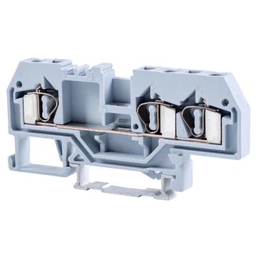TRACON Fázisvezető ipari sorozatkapocs, rugós, sínre, szürke, 800V 32A 0.08-4 mm2 3P (TSKC4/3)