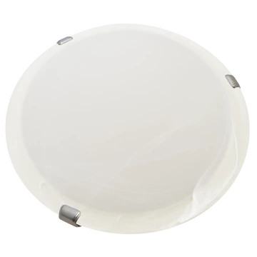 TRACON Üveg mennyezeti UFO lámpatest, fehér, 230V, 50Hz, E27, max.1x60W, D=300 mm (UFO-1-F)