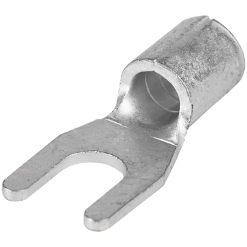 TRACON Szigeteletlen villás saru, ónozott elektrolitréz, 4mm2, M3, (d1=3,5mm, d2=3,7mm) (V4-3)