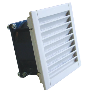 TRACON Szellőztető ventilátor szűrőbetéttel, 150x150mm, 43/55 m3/h, 230V 50/60Hz, IP54 (V43)