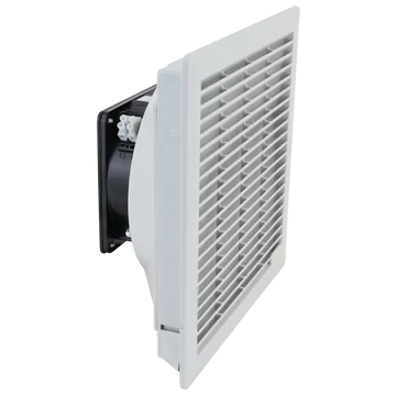 TRACON Szellőztető ventilátor szűrőbetéttel, 250x250mm, 71/105 m3/h, 230V 50/60Hz, IP54 (V71)