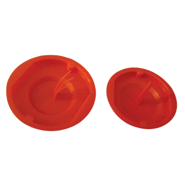 TRACON Vakolófedél, piros, D=65mm (VAKFED60)