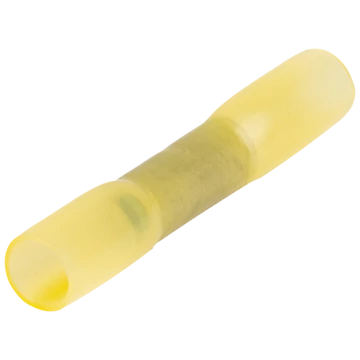 TRACON Zsugorodó szigetelésű toldóhüvely, elektrolitréz, sárga, 4mm2, (L=42mm, d1=3,6mm), PO (ZSTHS)