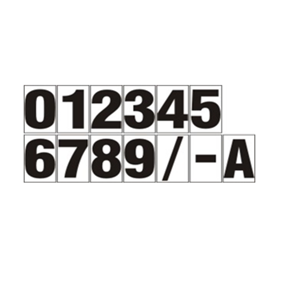 METZ Számtábla "2" sárga alap fekete karakter NAF oszlopsorszám 96x48mm/66mm/5mm (1300107823) (STSNAF2)