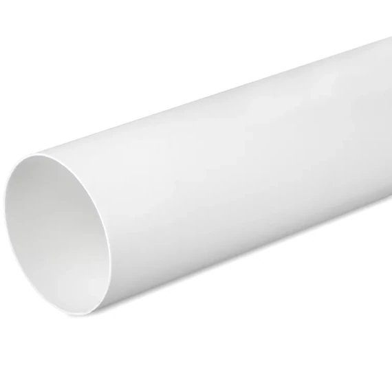 AirROXY ABS merev légtechnikai cső, átm: 125 cm, hossz: 1m, 60°C-ig (AIR-02-478)