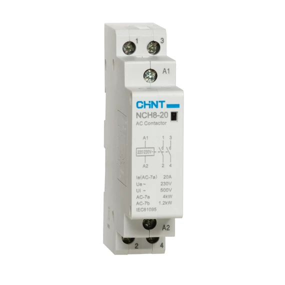 CHINT moduláris mágneskapcsoló (2P/20A/230V AC/2NO) (NCH8-20-20) (CH-981874)