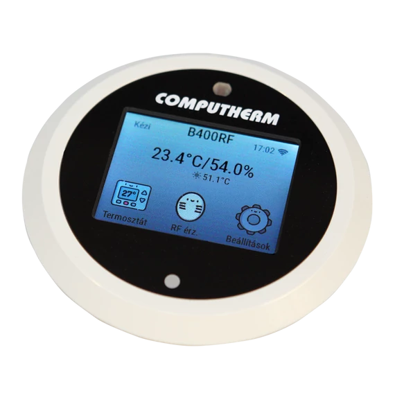 COMPUTHERM B400RF Wi-Fi termosztát vezeték nélküli érintőkijelzős vezérlővel (B400RF)