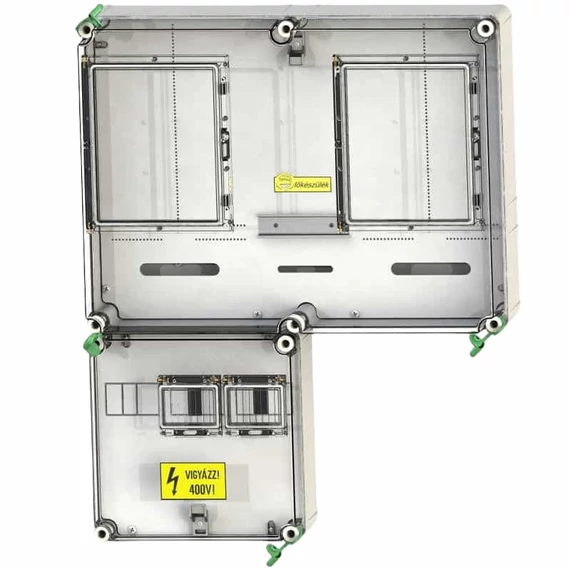 CSATÁRI PLAST PVT 6075 Á-V Fm-K Felületre szerelhető direkt mérőhely (PVT 1530 FF fő földelősín modullal) (CSP21.E019)