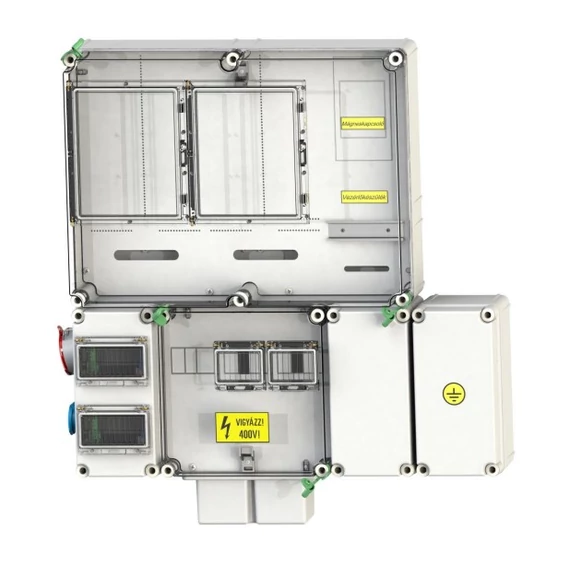 CSATÁRI PLAST PVT 6075 Á-V Fm 80A-K KF-3Fi Felületre szerelhető direkt mérőhely (CSP21.E0223Fi)