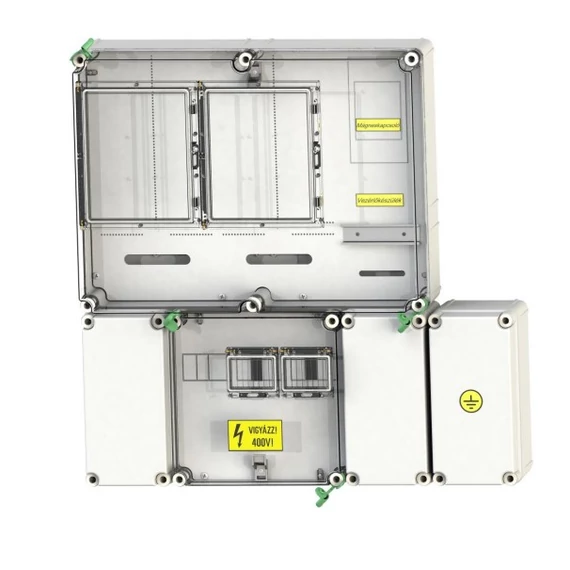 CSATÁRI PLAST PVT 6075 Á-V Fm 80A-SZ KF Felületre szerelhető direkt mérőhely (CSP21.E023KF)