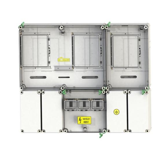 CSATÁRI PLAST PVT 7590 Á-V-H Fm-SZ KF Felületre szerelhető direkt mérőhely (CSP21.E026KF)