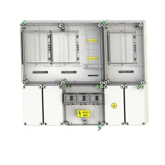 CSATÁRI PLAST PVT 7590 Á-V-H Fm 80A-SZ KF Felületre szerelhető direkt mérőhely (CSP21.E029KF)