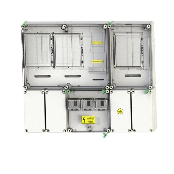 CSATÁRI PLAST PVT 7590 Á-V-H Fm 80A-SZ KF Felületre szerelhető direkt mérőhely (CSP21.E029KF)