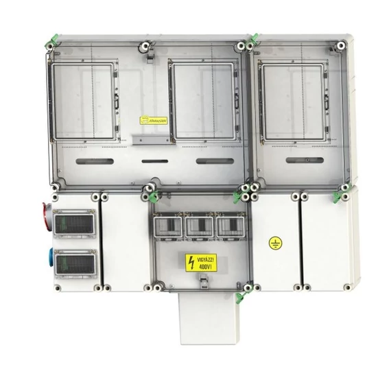 CSATÁRI PLAST PVT 7590 Á-V-Hv Fm-K KF-3Fi Felületre szerelhető direkt mérőhely (CSP21.E0313Fi)