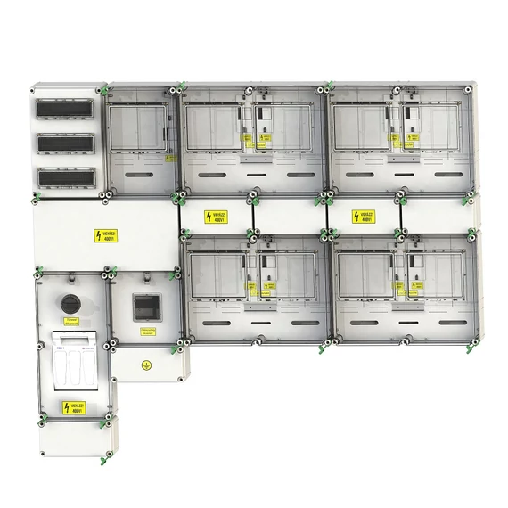 CSATÁRI PLAST PVTCS 2-4+KFM Csoportos mérőhely (CSP21.tT002)