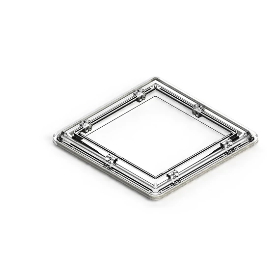 CSATÁRI PLAST Óraleolvasó ablak 103x103mm PVT-K-L szekrényhez (CSP 79000004)