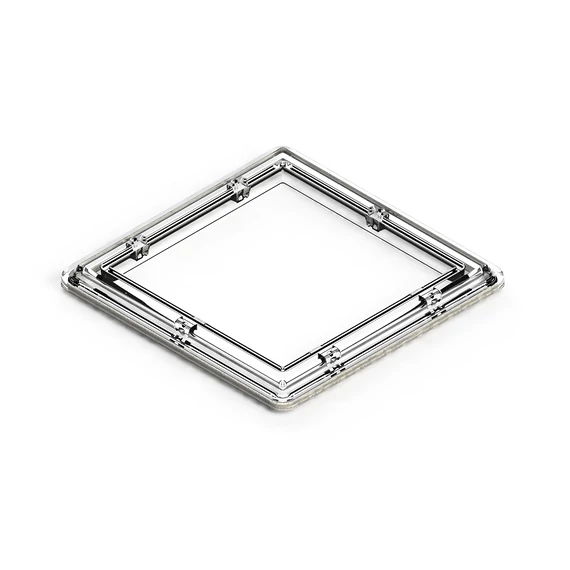 CSATÁRI PLAST Óraleolvasó ablak 118x118mm PVT-K-L szekrényhez (CSP 79000005)
