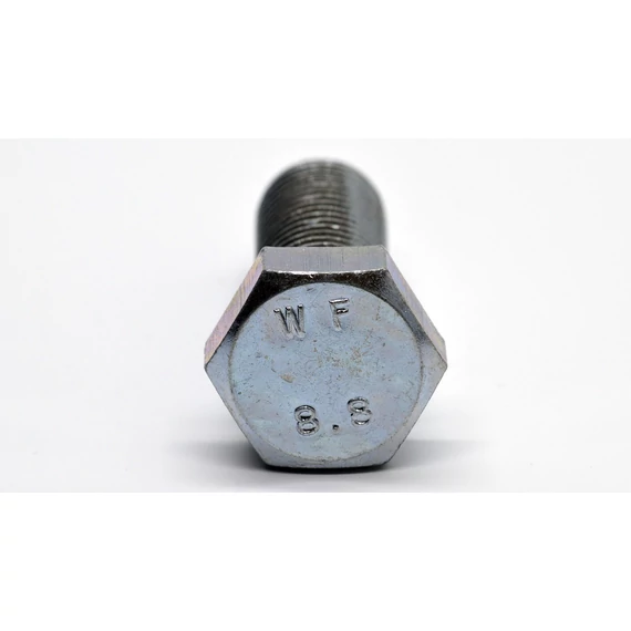 Hatlapfejű, tövig menetes csavar horganyzott M 10x40, 8.8, DIN 933 (00933010004008801000)