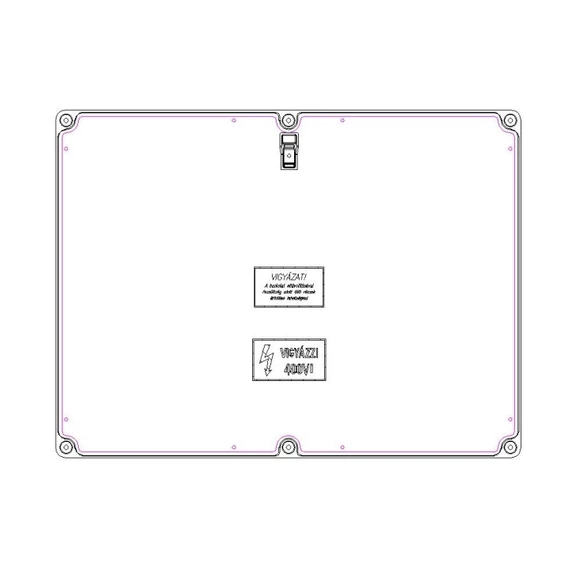 CSATÁRI PLAST PVT 6045 GS5 400A Modul szekrény (CSP21.a104)