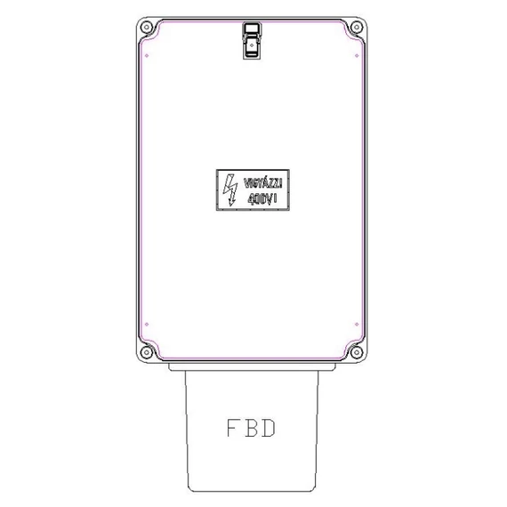 CSATÁRI PLAST PVT 3045 FO50-CS Modul szekrény (CSP21.c084)
